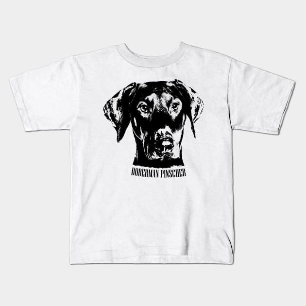 Doberman Pinscher - Dobermann Kids T-Shirt by Nartissima